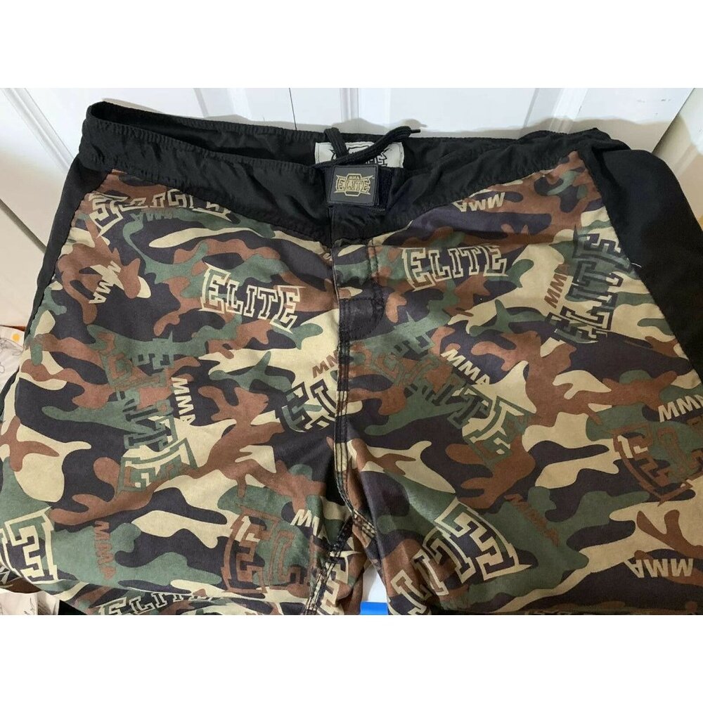 MMA Elite Board Shorts, men's size XL Green‎ Camo